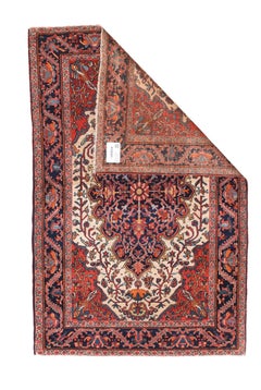 Fine Antique Farahan Sarouk Persian Rug, Hand Knotted, circa 1890