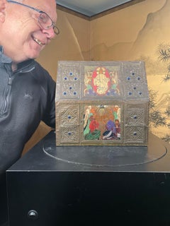 Fine Antique Folk Art Reliquary Box, 1920