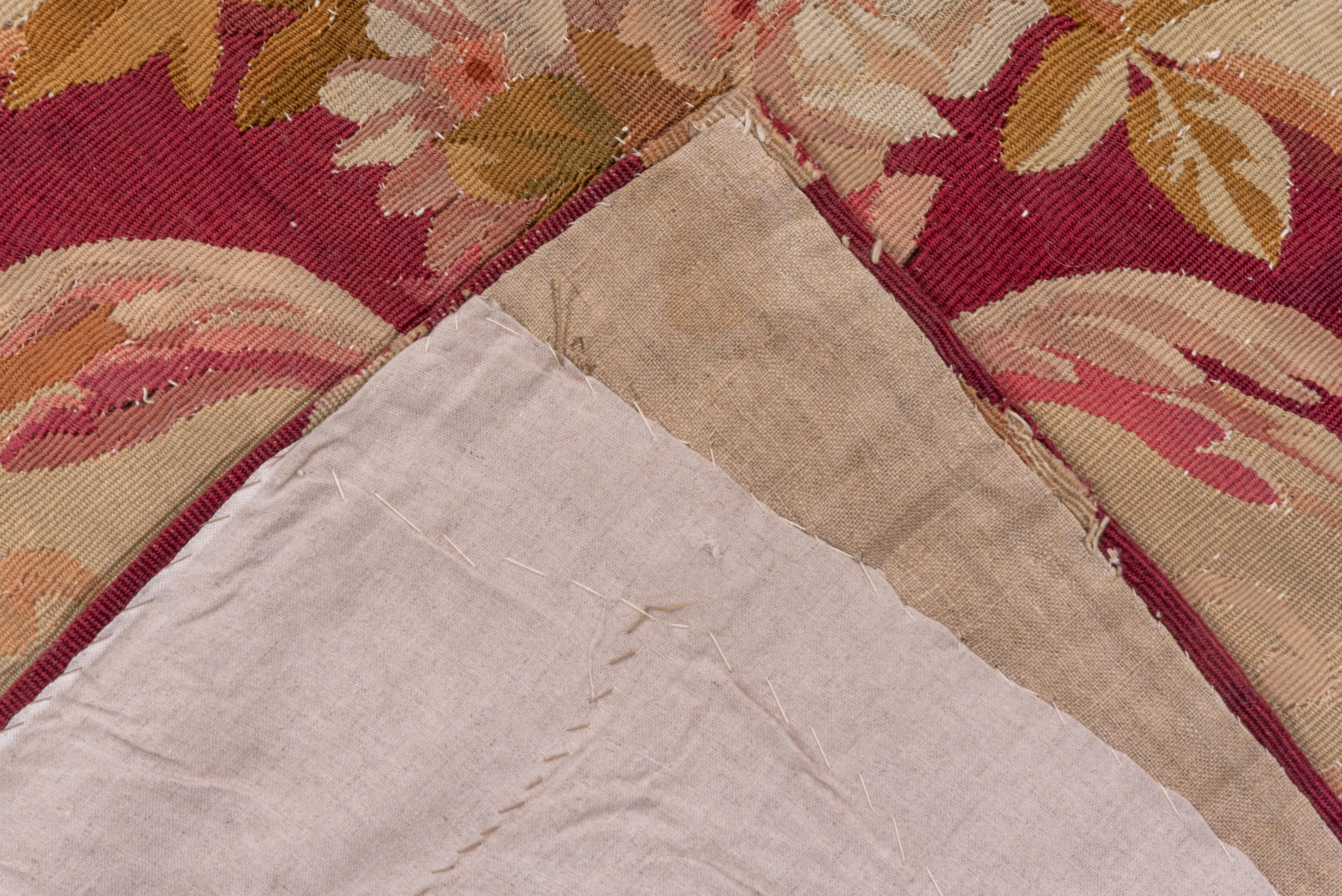 Fine Antique French Aubusson Carpet For Sale 2