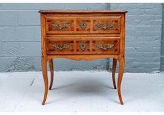 Fine Antique French Louis XV Style Inlaid Drawer Stand