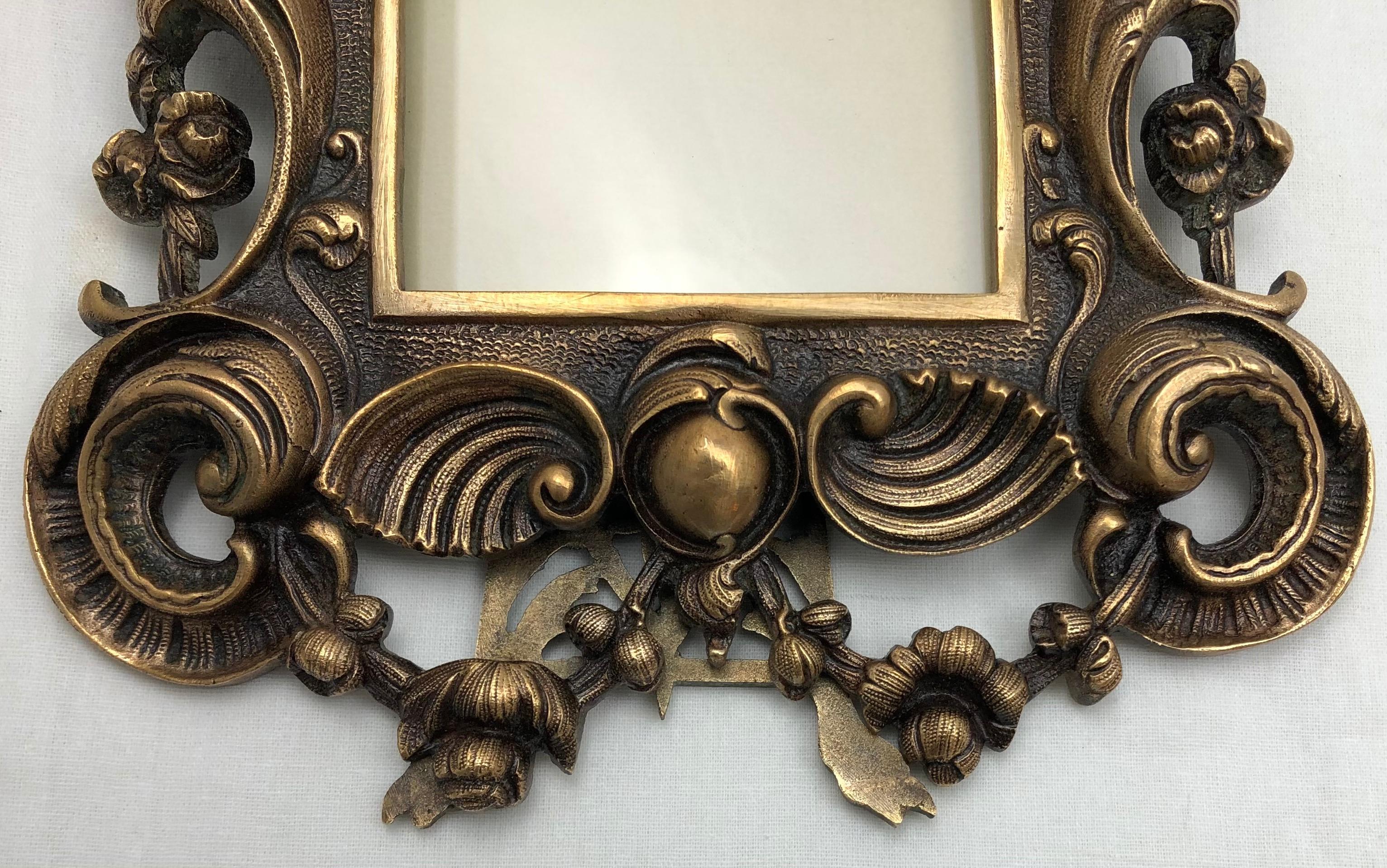 antique bronze frames