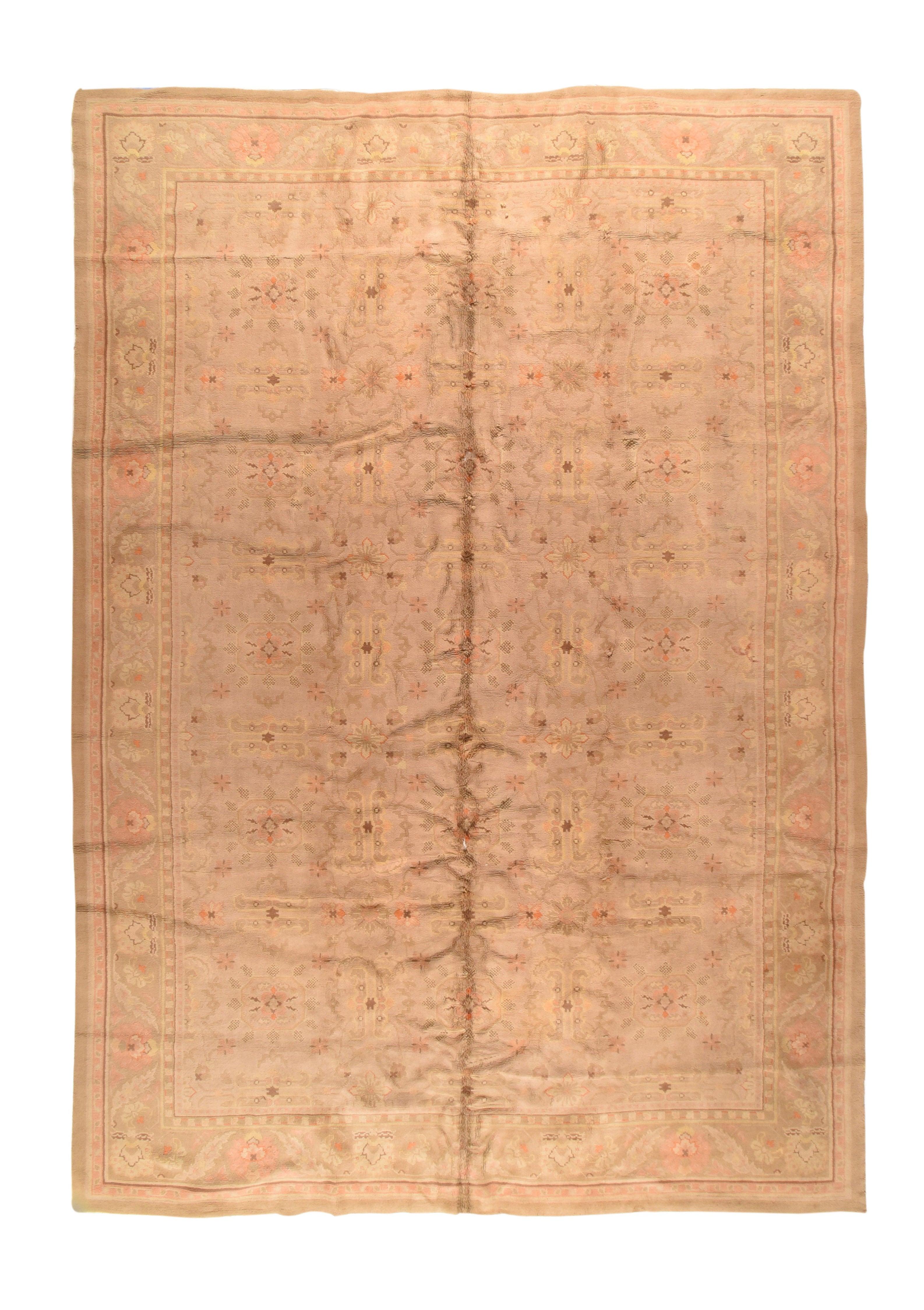 19th Century Fine Antique French Savonnerie Rug 11'9'' x 17'10'' For Sale
