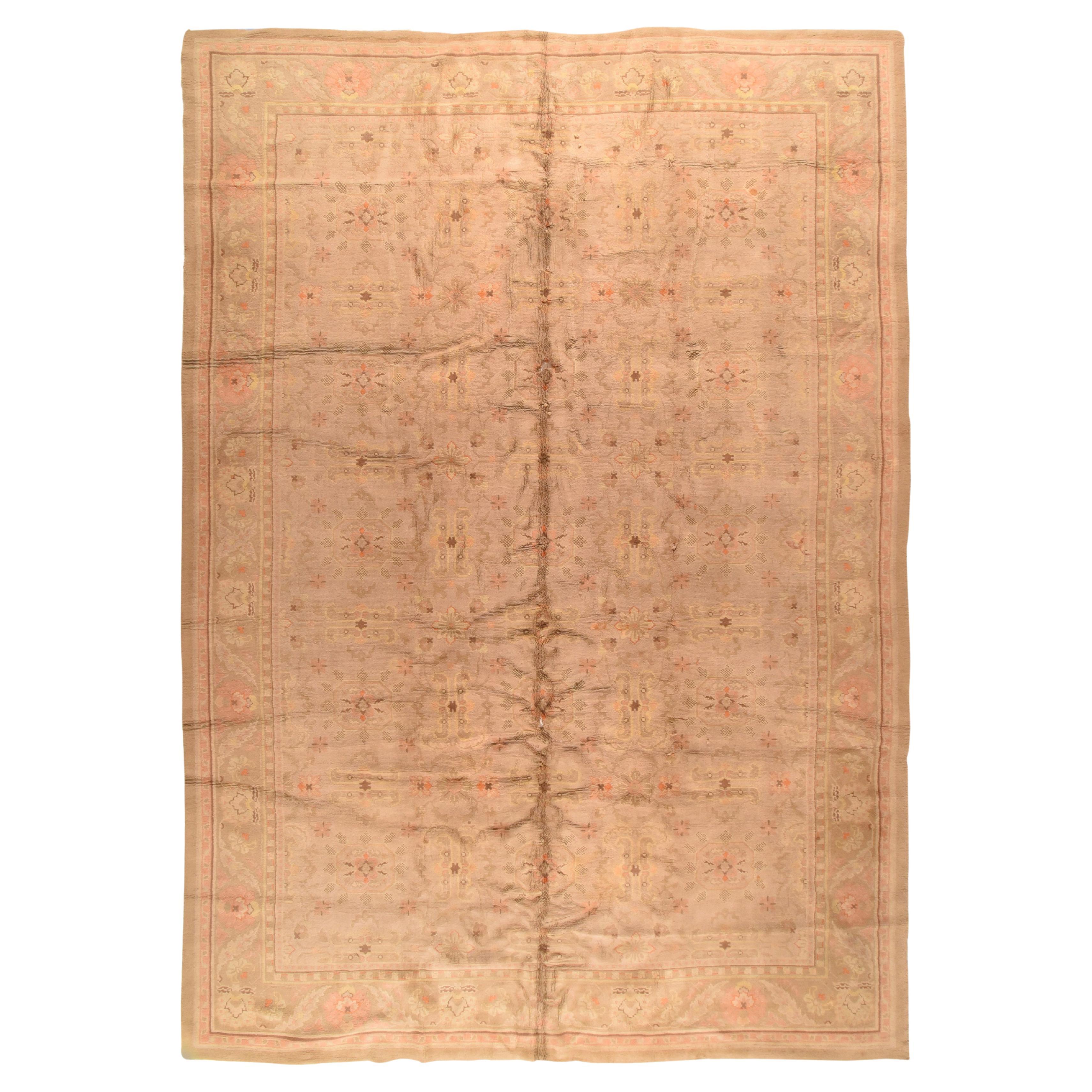 Alfombra fina Antique French Savonnerie 11'9'' x 17'10''