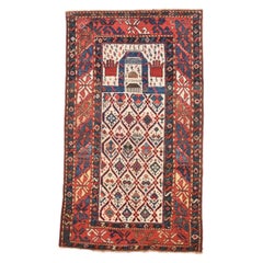 Antique Caucasian Prayer Rug