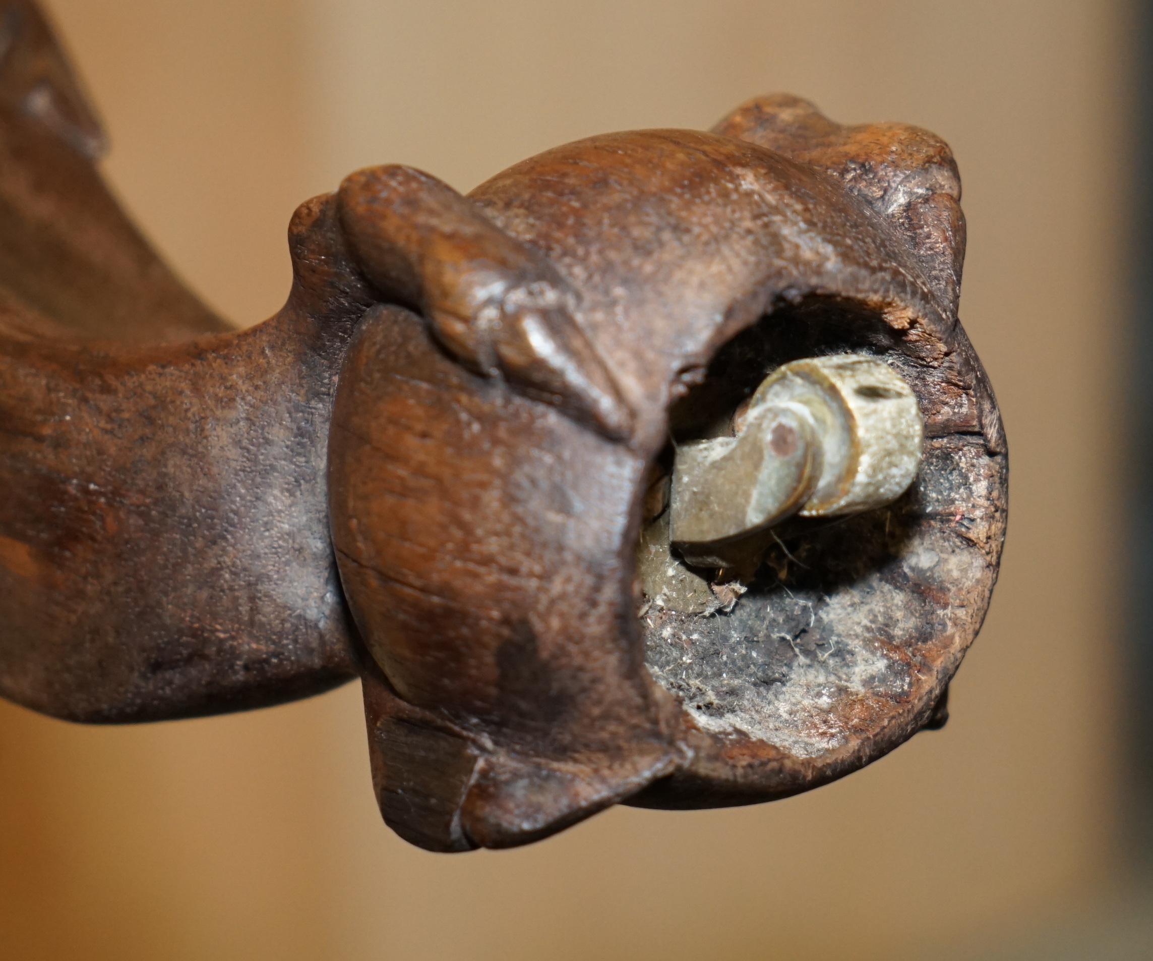 FINE DIVANO SETTEE ANTICO CIRCA 1780 intagliato a mano con gambe CLAW and Ball in vendita 9