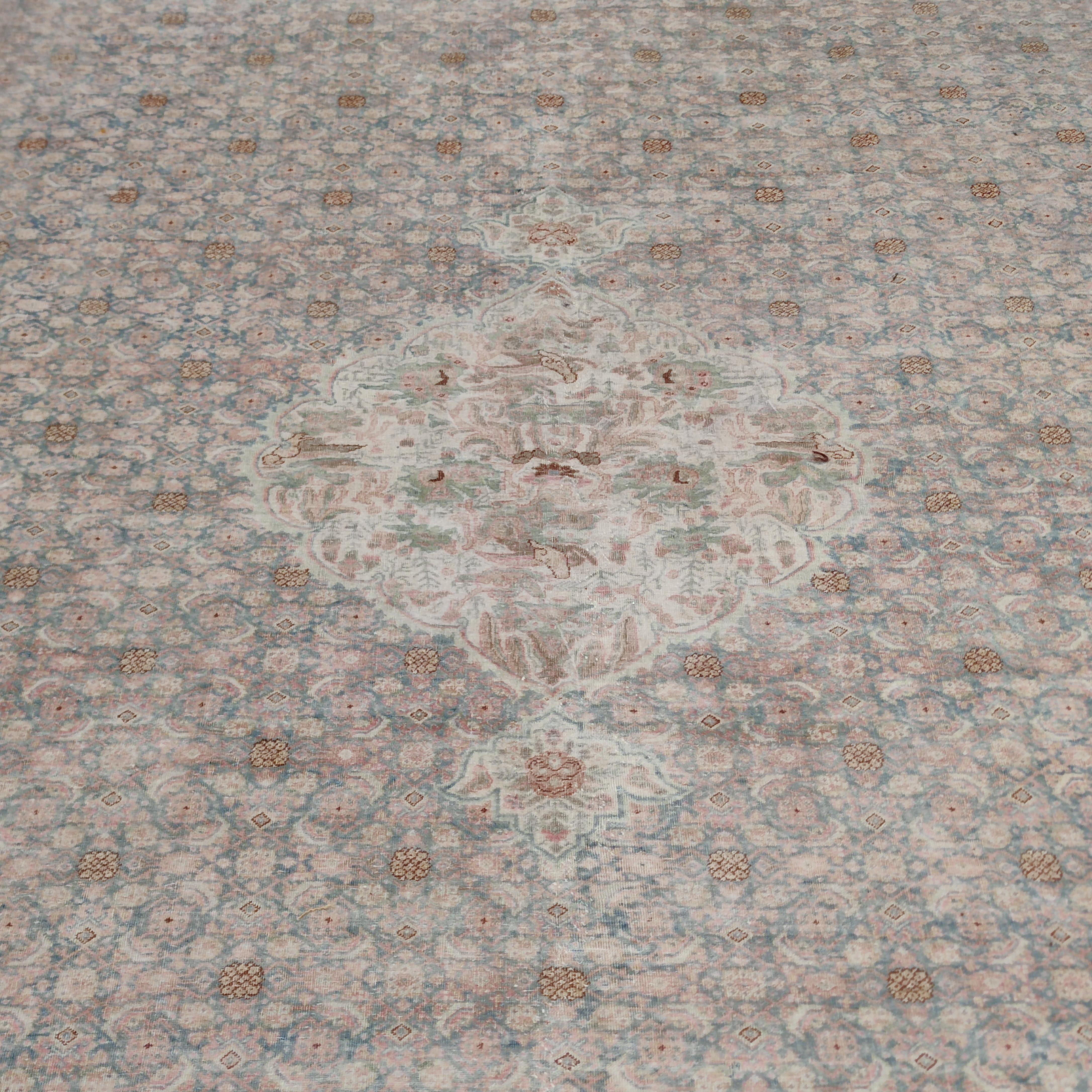 Antique Bidjars are among the most refined weavings from the Near East, as they are in perfect balance between the classical botanical design tradition and the geometric renditions characteristic of the textile art tradition of Azerbaijan. Here the