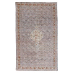 Tapis Bidjar ancien Halvei aux couleurs pastel