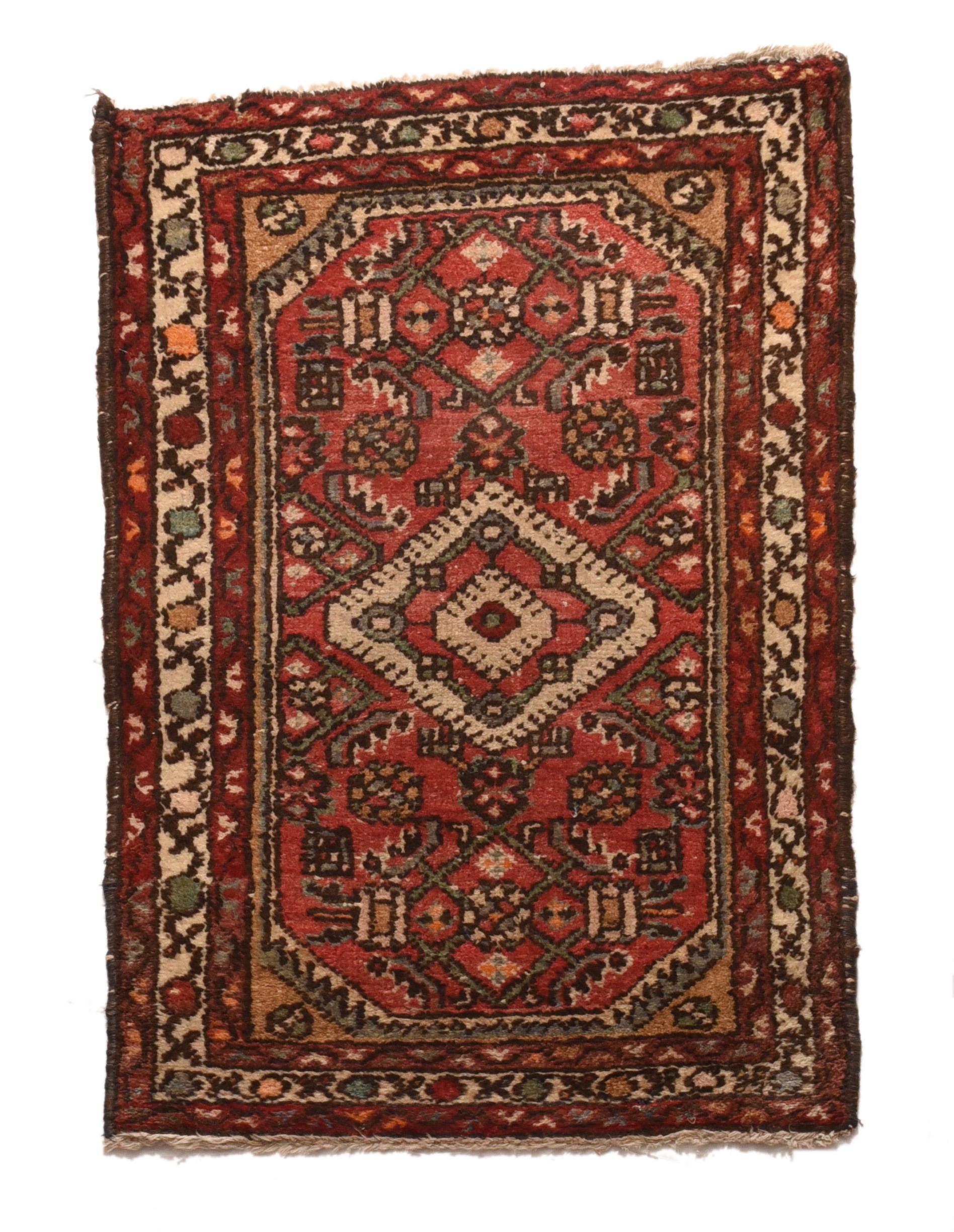Other Fine Antique Hamedan Persian Rug, Hand Knotted, circa 1920