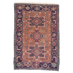 Fine Antique Heriz Persian Rug, Hand Knotted, circa 1890