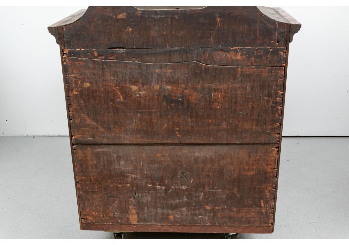 Fine Antique Highboy Chest With Shell Carving For Sale 8