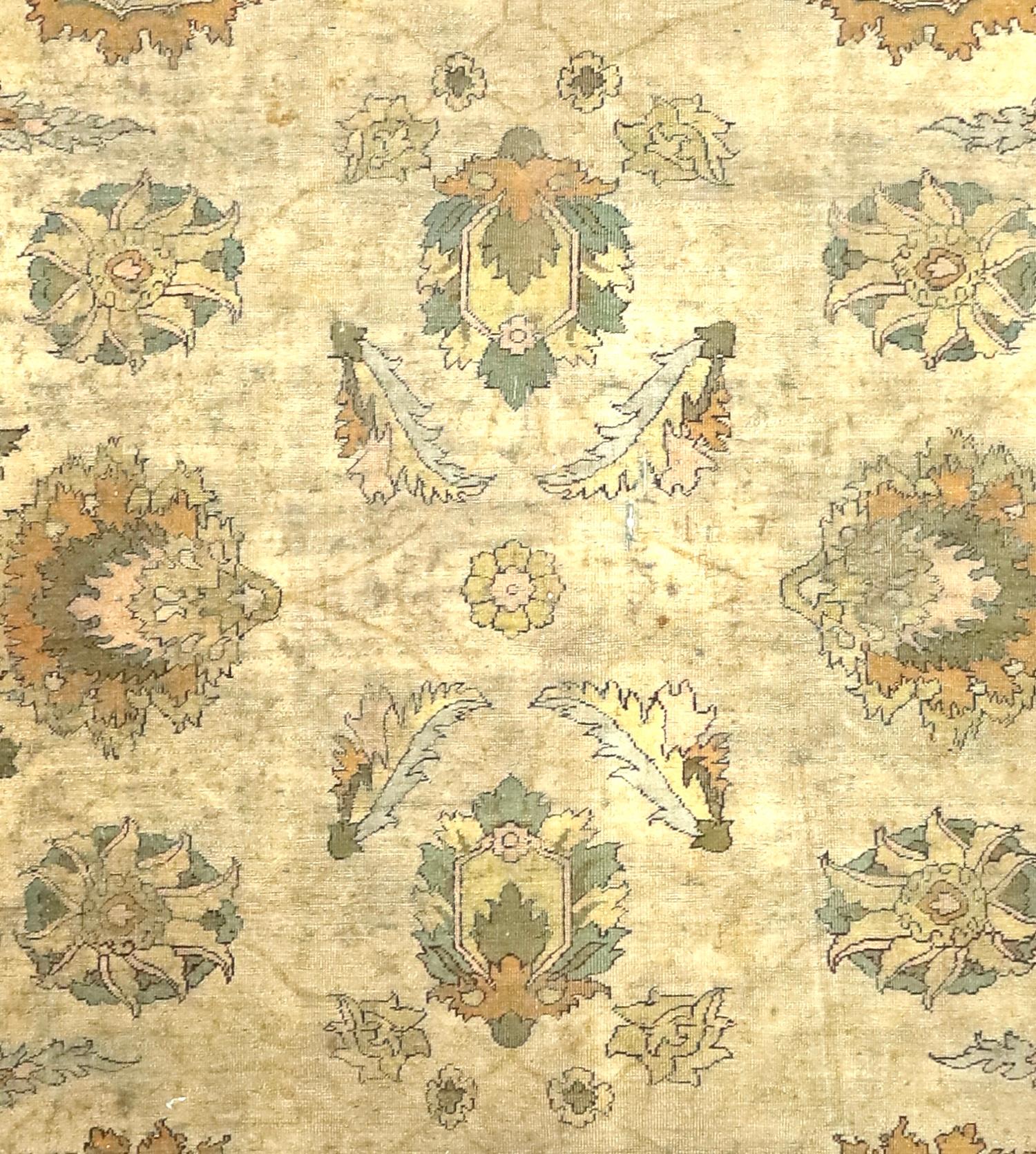 Indien Tapis ancien de l'Antiquité indienne d'Amritsar 9'3