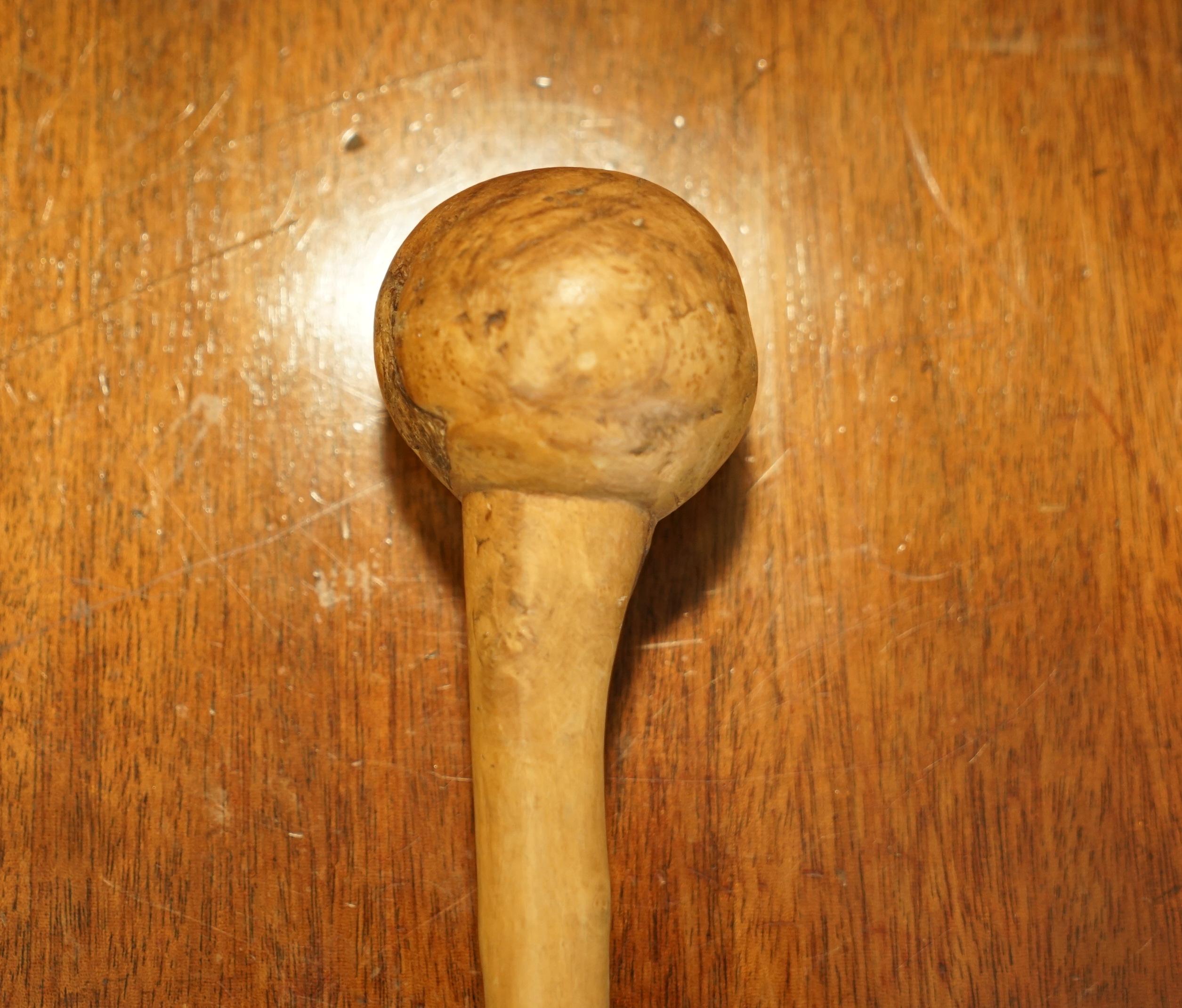 Fine Antique Irish Knobkerrie Stick Very Collectable and Primative One of Two For Sale 6