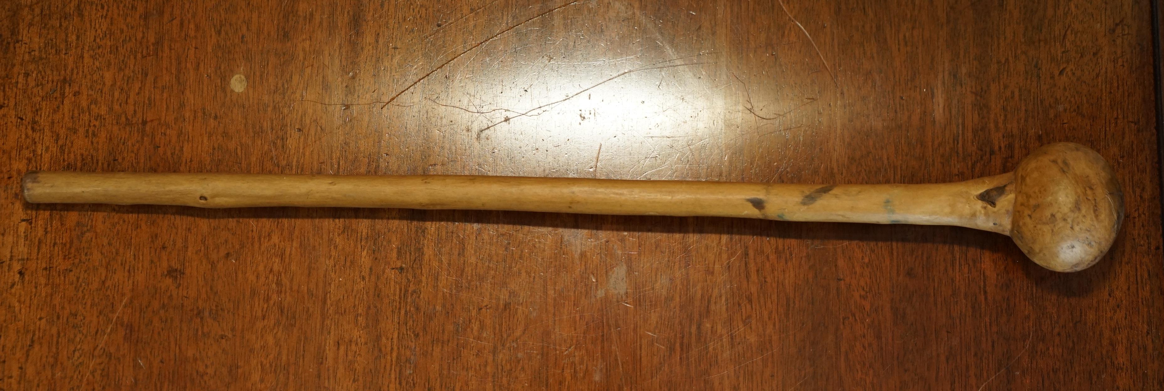 Fine Antique Irish Knobkerrie Stick Very Collectable and Primative One of Two For Sale 9