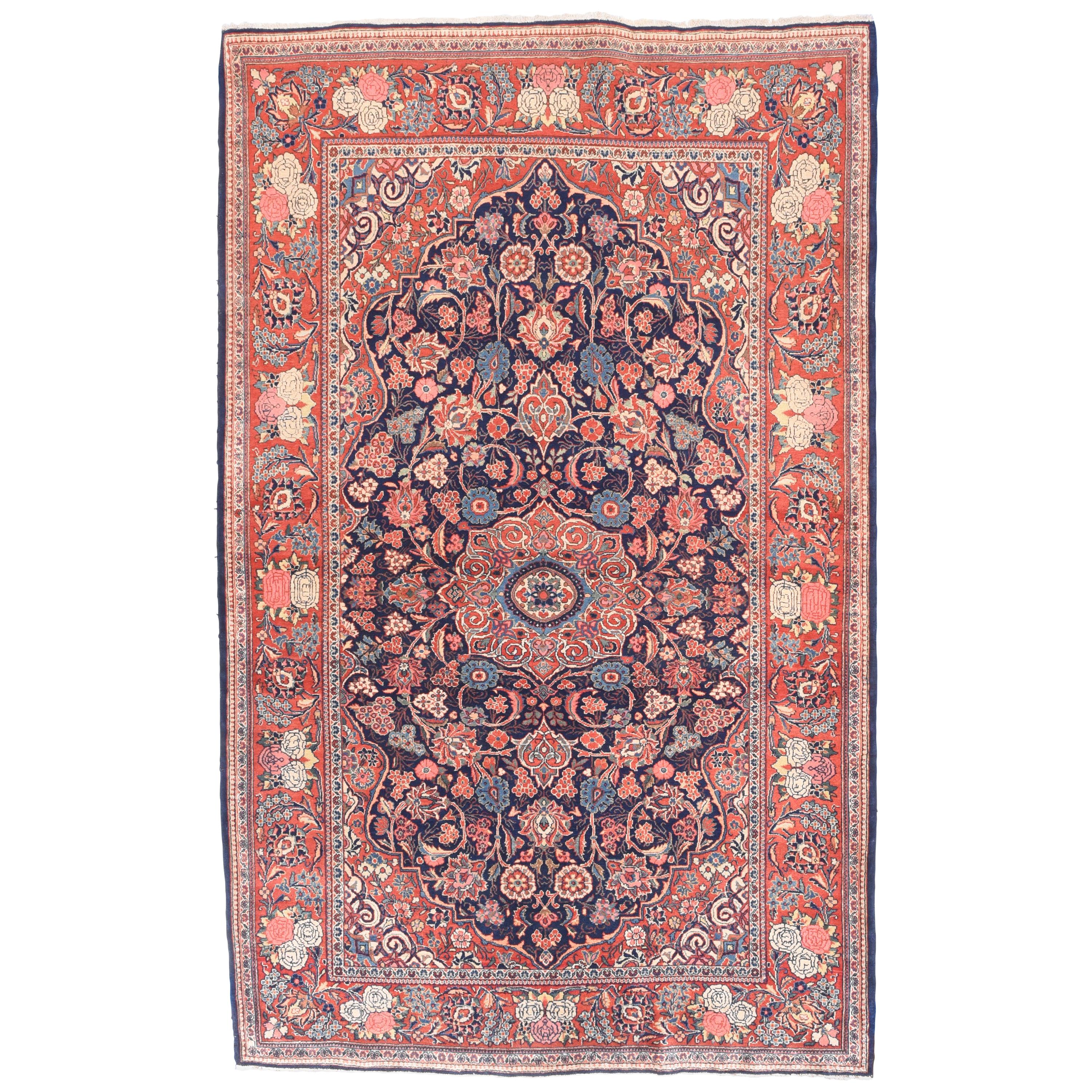 Vintage Persian Kashan  For Sale