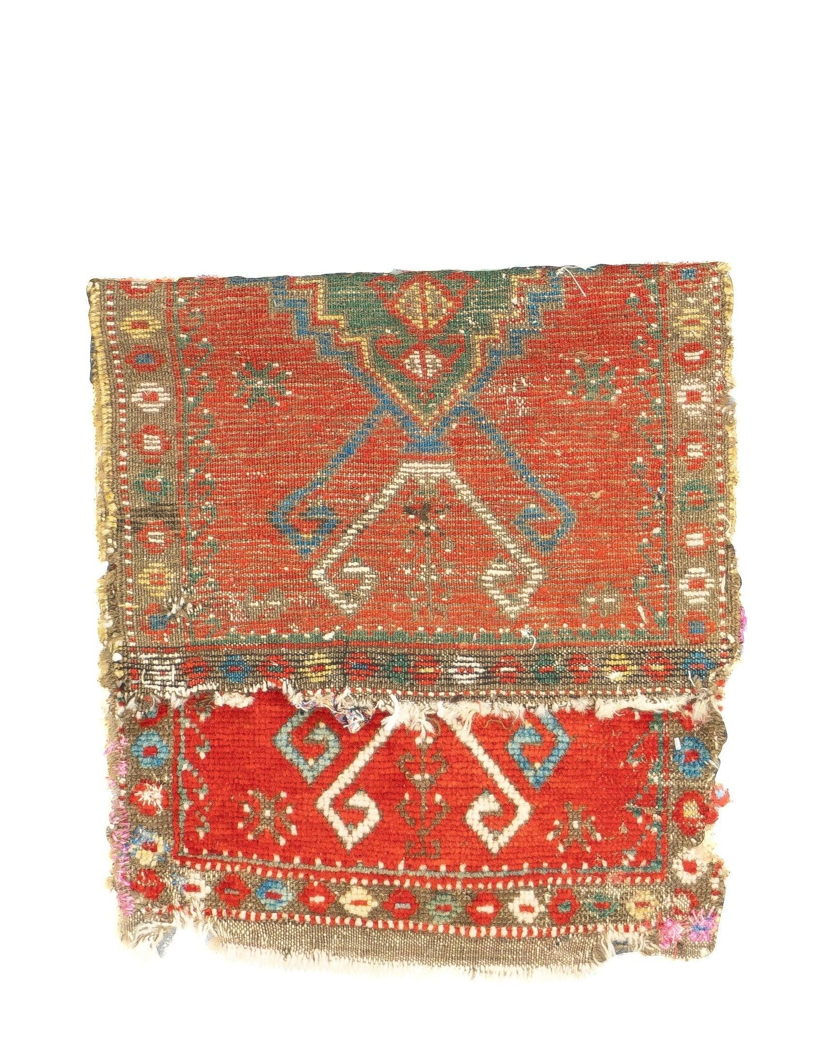 Feiner antiker Konya (einer von drei) Teppich 1'6'' x 2'11''.