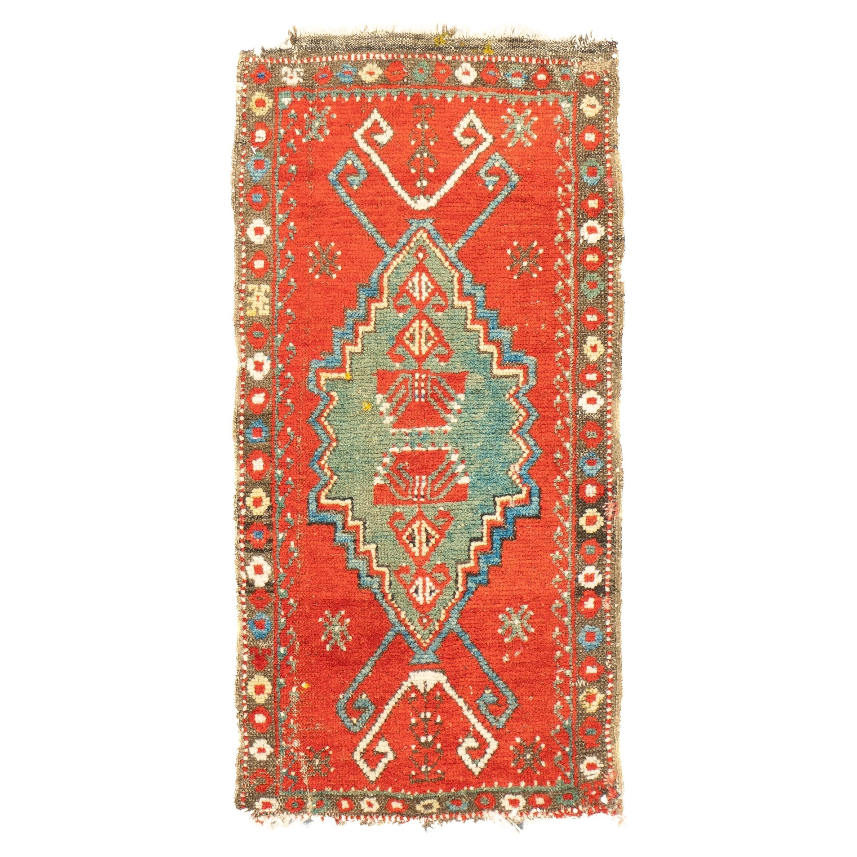 Fine Antique Konya (one of three) Rug 1'6'' x 2'11'' For Sale