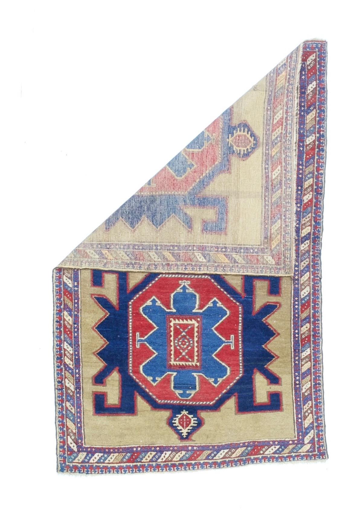 Fine Antique Kuba Rug 3’11