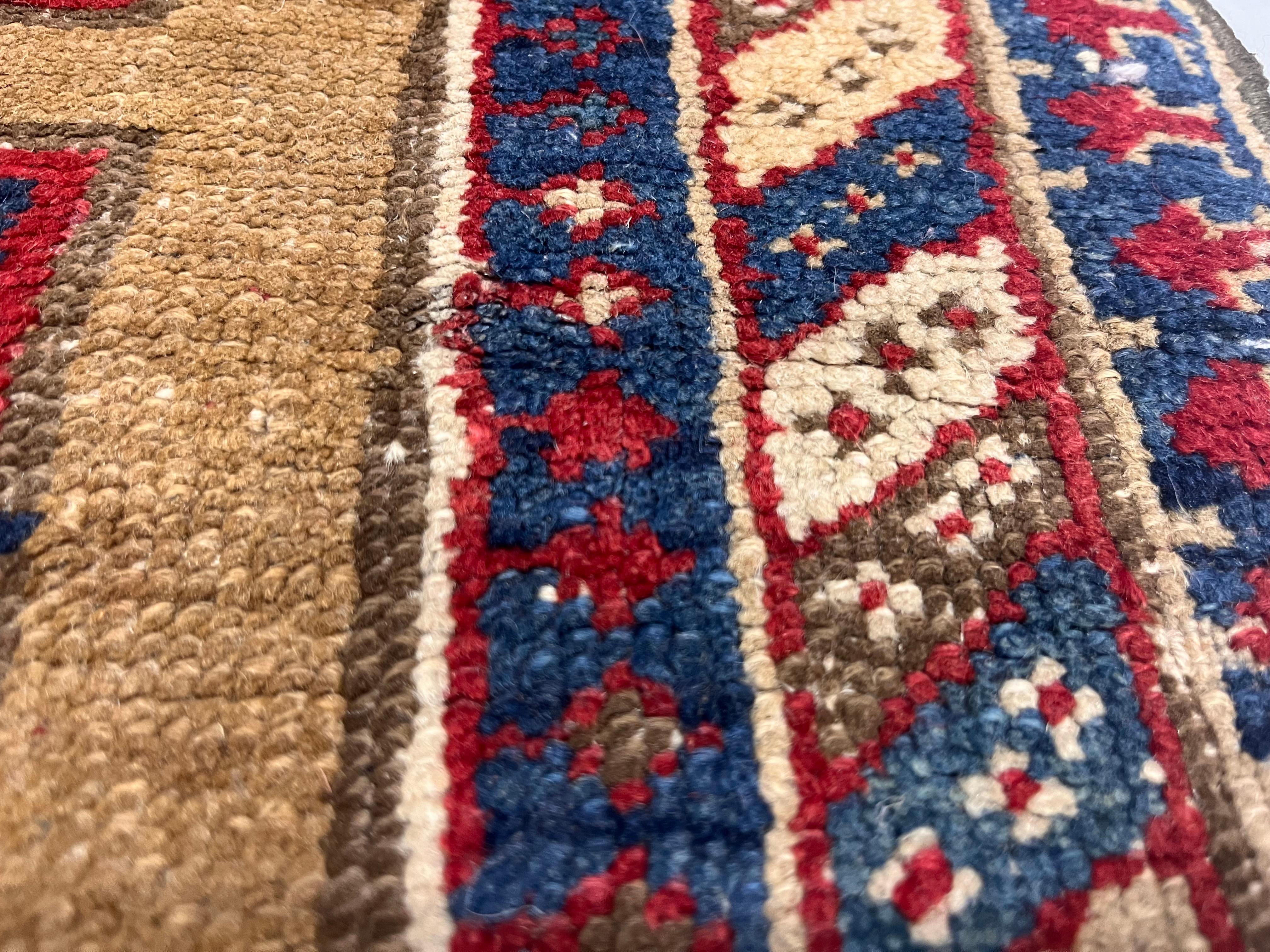 Caucasian Fine Antique Kuba Rug 3’11