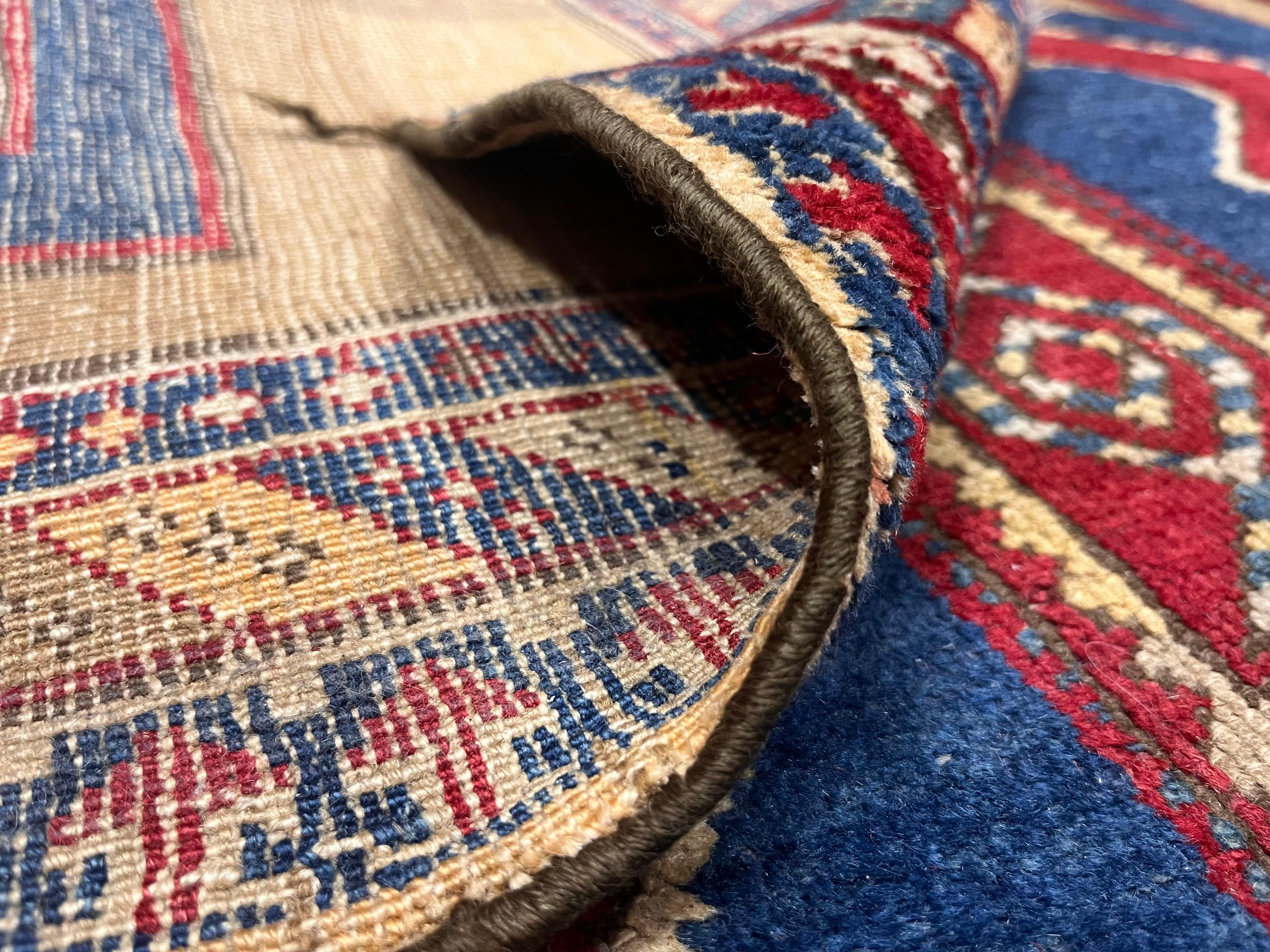 19th Century Fine Antique Kuba Rug 3’11