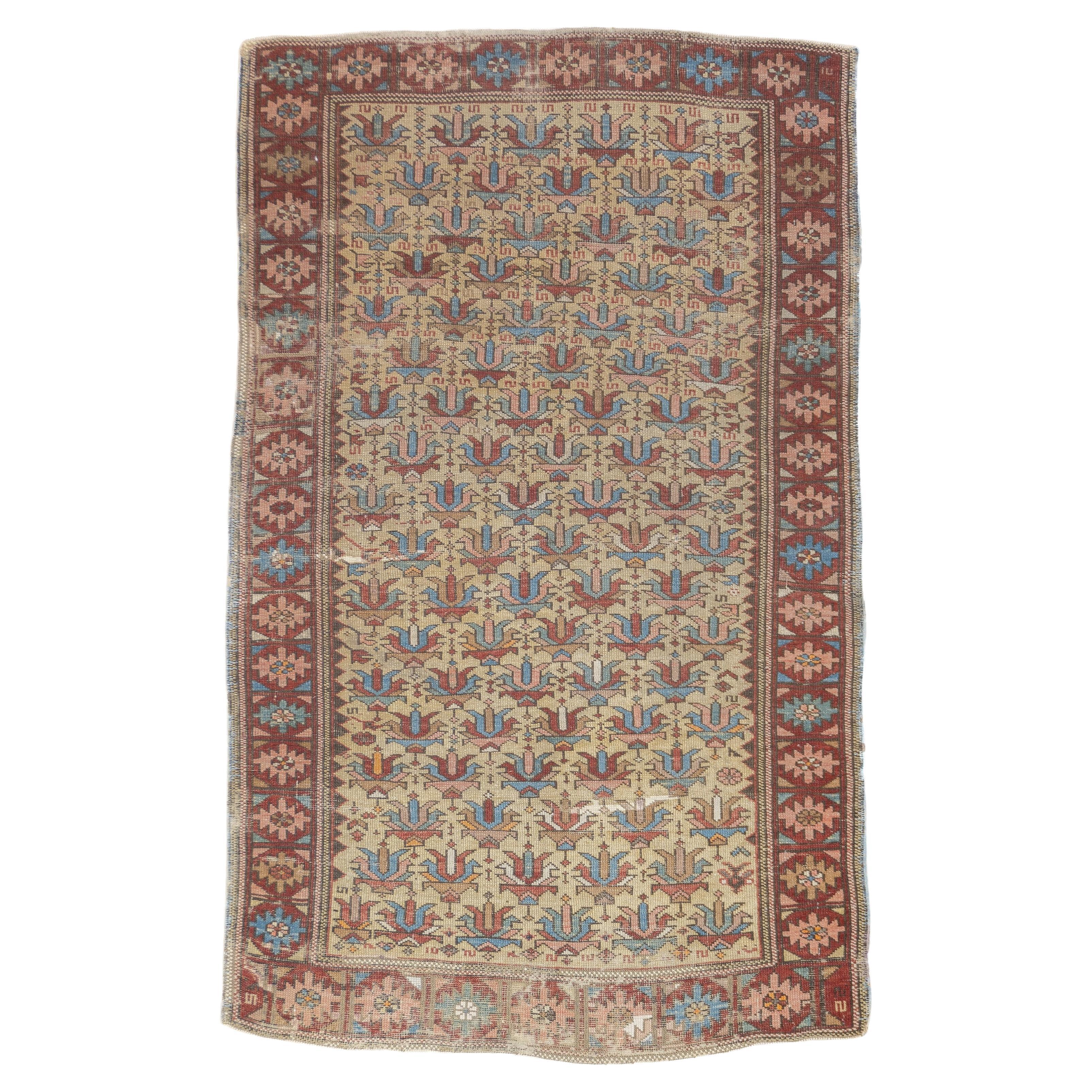 Fine Antique Kuba Shirvan Rug 3'5'' x 5'7''