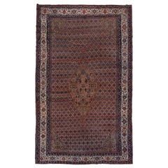 Fine Antique Large Persian Bibikabad Carpet, Small Center Medallion, circa 1920s