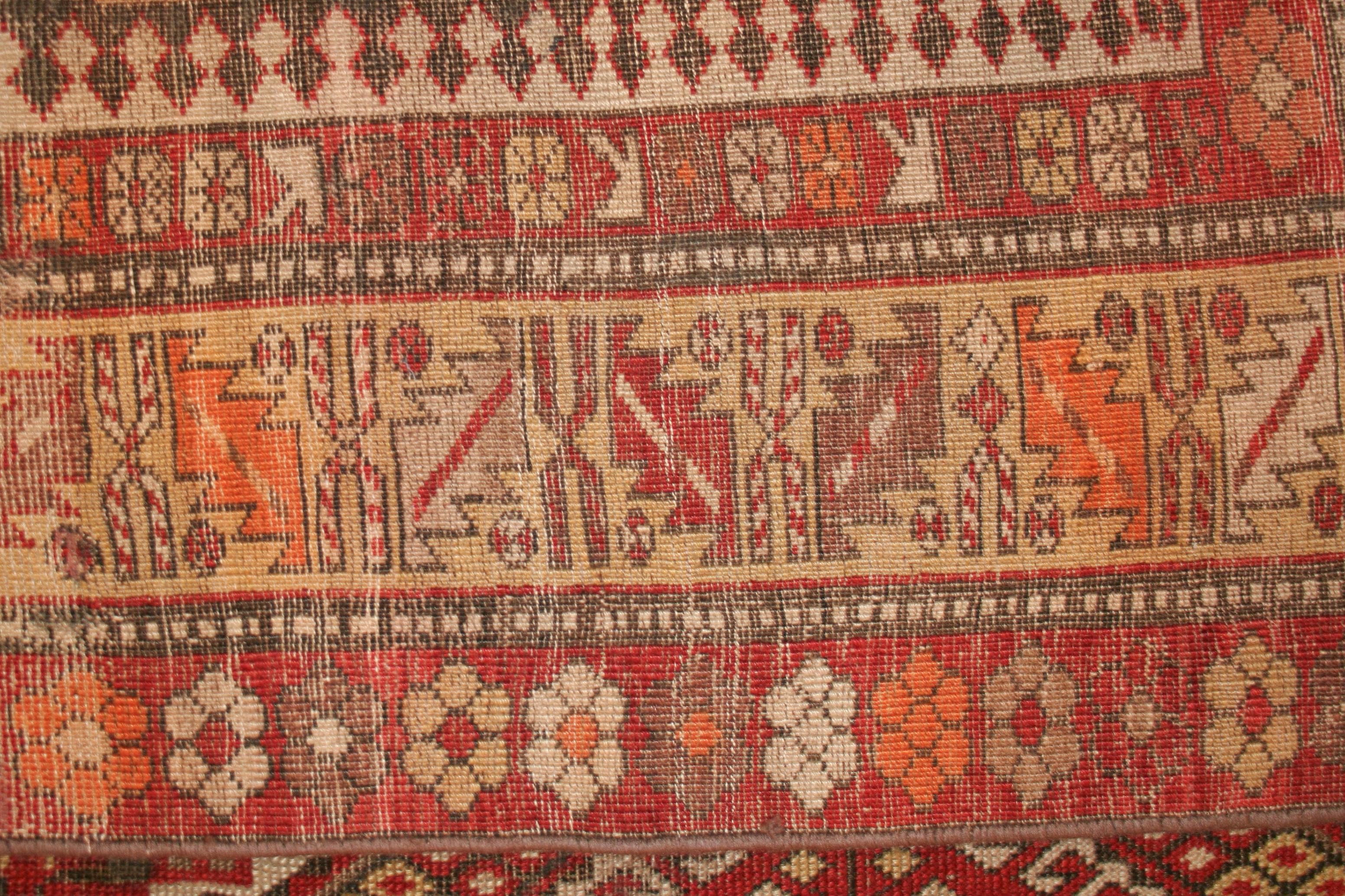 20ième siècle Tapis Shirvan caucasien ancien de grande taille en vente