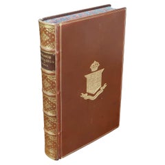Fine Antique Leather Bound Book For Decoration. Natural History Interest. 1903