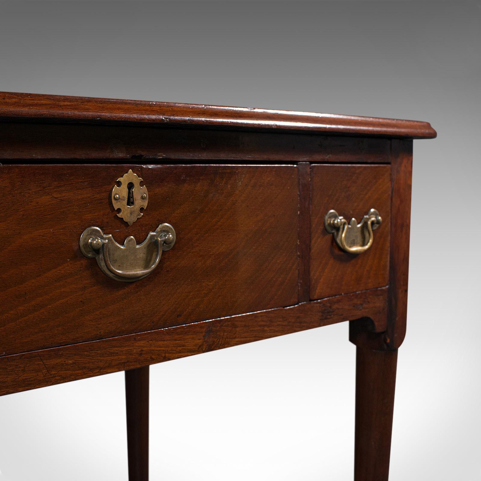 Fine Antique Lowboy, English, Mahogany, Side, Serving Table, Georgian, C.1780 4