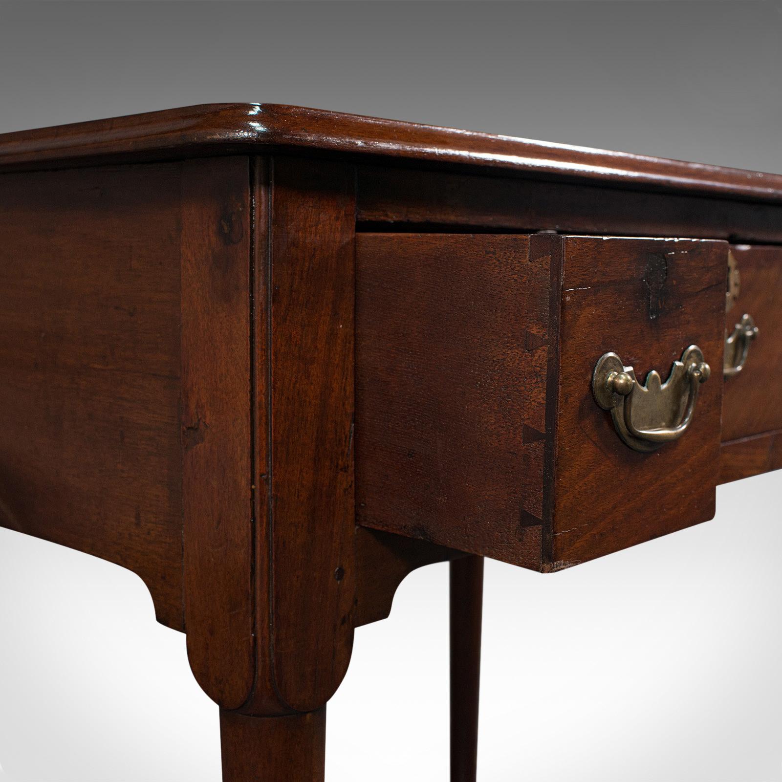 Fine Antique Lowboy, English, Mahogany, Side, Serving Table, Georgian, C.1780 5