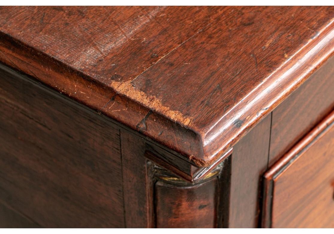 Chippendale Fine Antique Mahogany Double Dresser for Restoration For Sale
