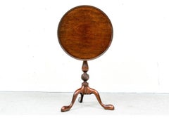 Fine Antique Mahogany Tilt Top Tripod Table