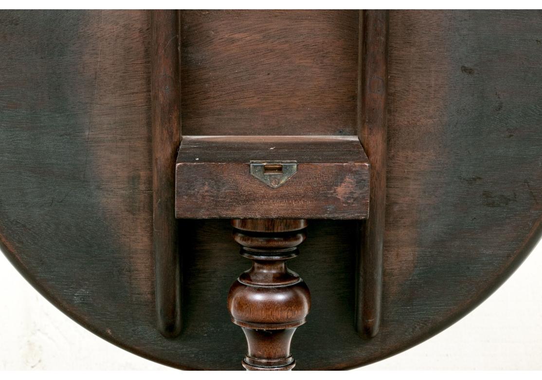 Fine Antique Mahogany Tilt Top Tripod Table For Sale 2