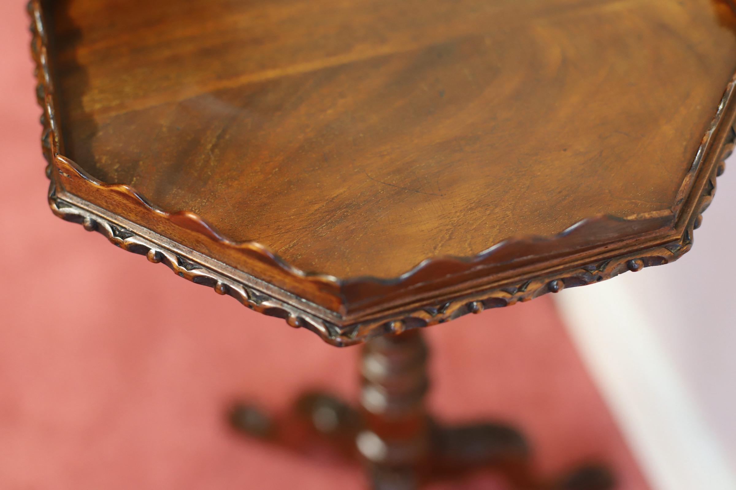 Fine Antique Mahogany Wine Table  For Sale 6