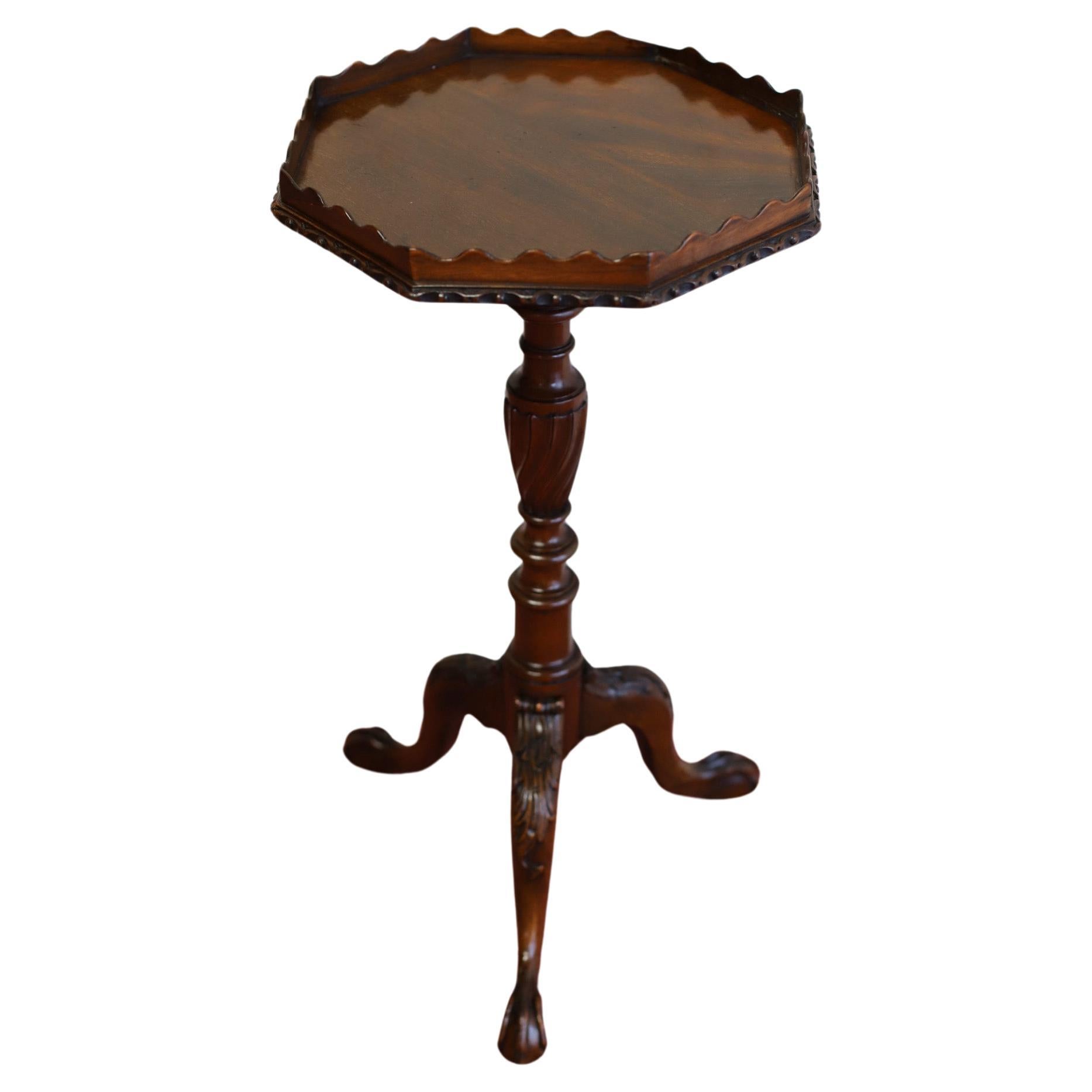 Fine Antique Mahogany Wine Table  For Sale