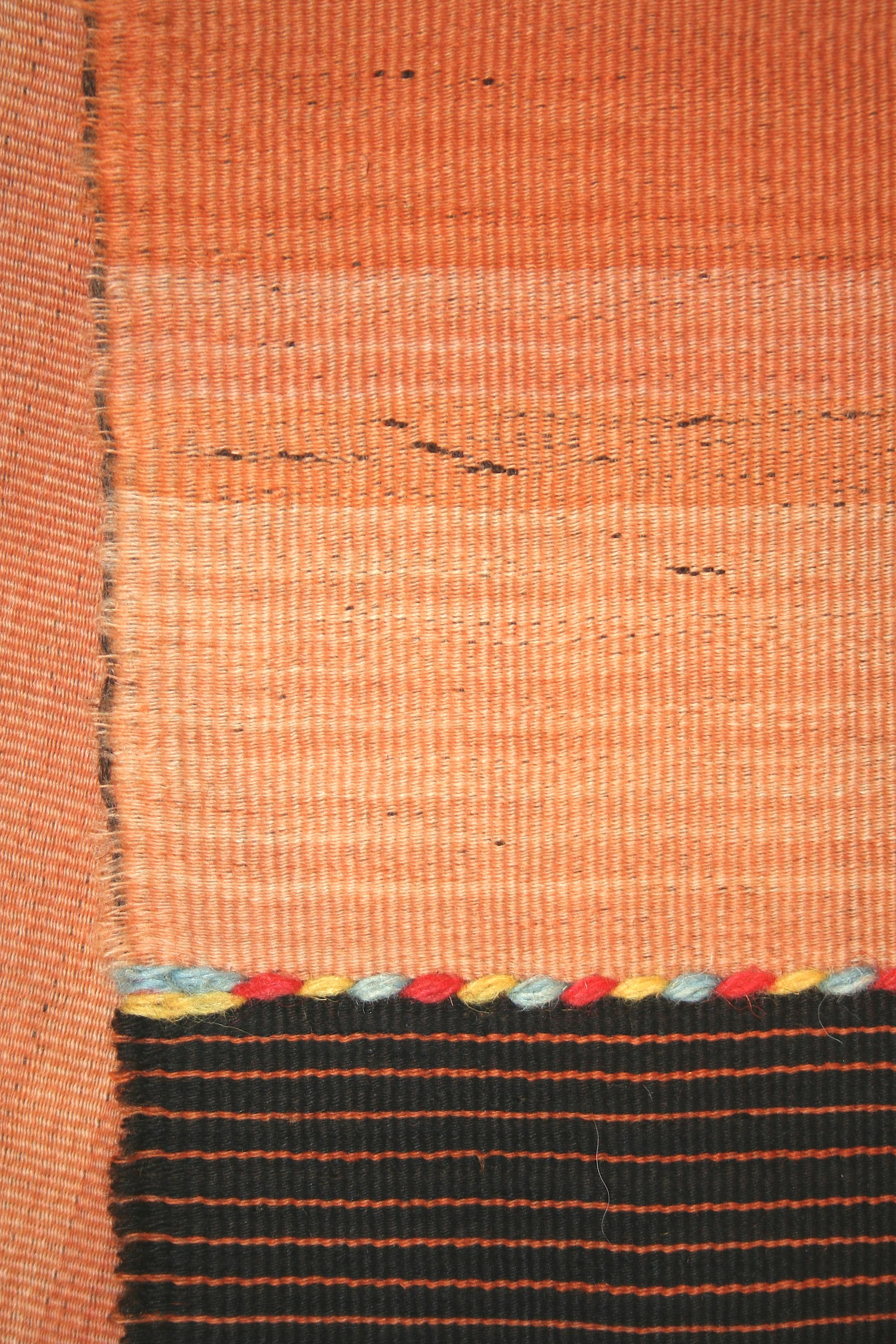 20th Century Fine Antique Minimalist Small Sofreh Rug For Sale
