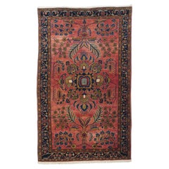 Fine Antique Mohajeran Sarouk Rug 4'3'' x 6'9''