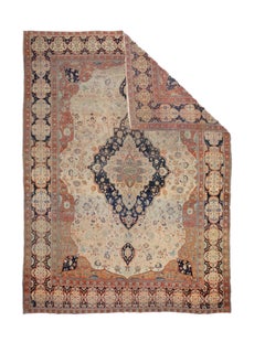 Fine Antique Mohtasham Kashan Rug 8’4” x 11’4”