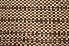Fine Antique Moroccan Berber Checkerboard Design Flat-Woven Rug in Earth Tones