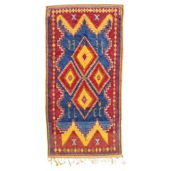 Fine Antique Moroccan Wool Rug 4’9" x 9’6”