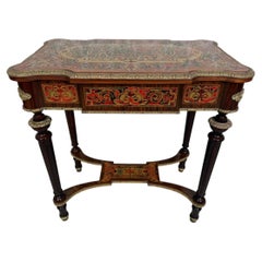 Feiner antiker Boulle-Schreibtisch im Stil Napoleons III.