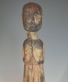 Fine Antique Nepal Himalaya Tribal Tharu  Figure