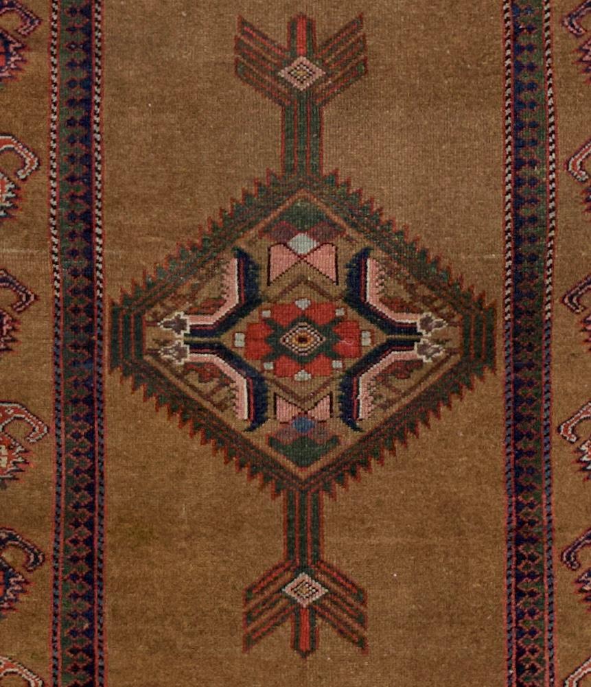 Fine Antique NW Persian Camel Hair Rug 3'8