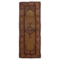 Fine Antique NW Persian Camel Hair Rug 3'8" x 9’8”