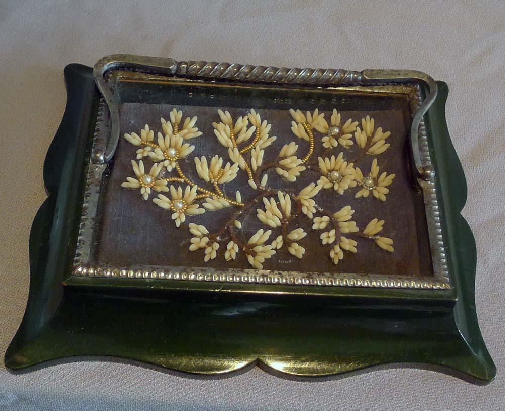 Mid-19th Century Fine antique paperweight with cut steel  (possibly Russian, Tula) For Sale