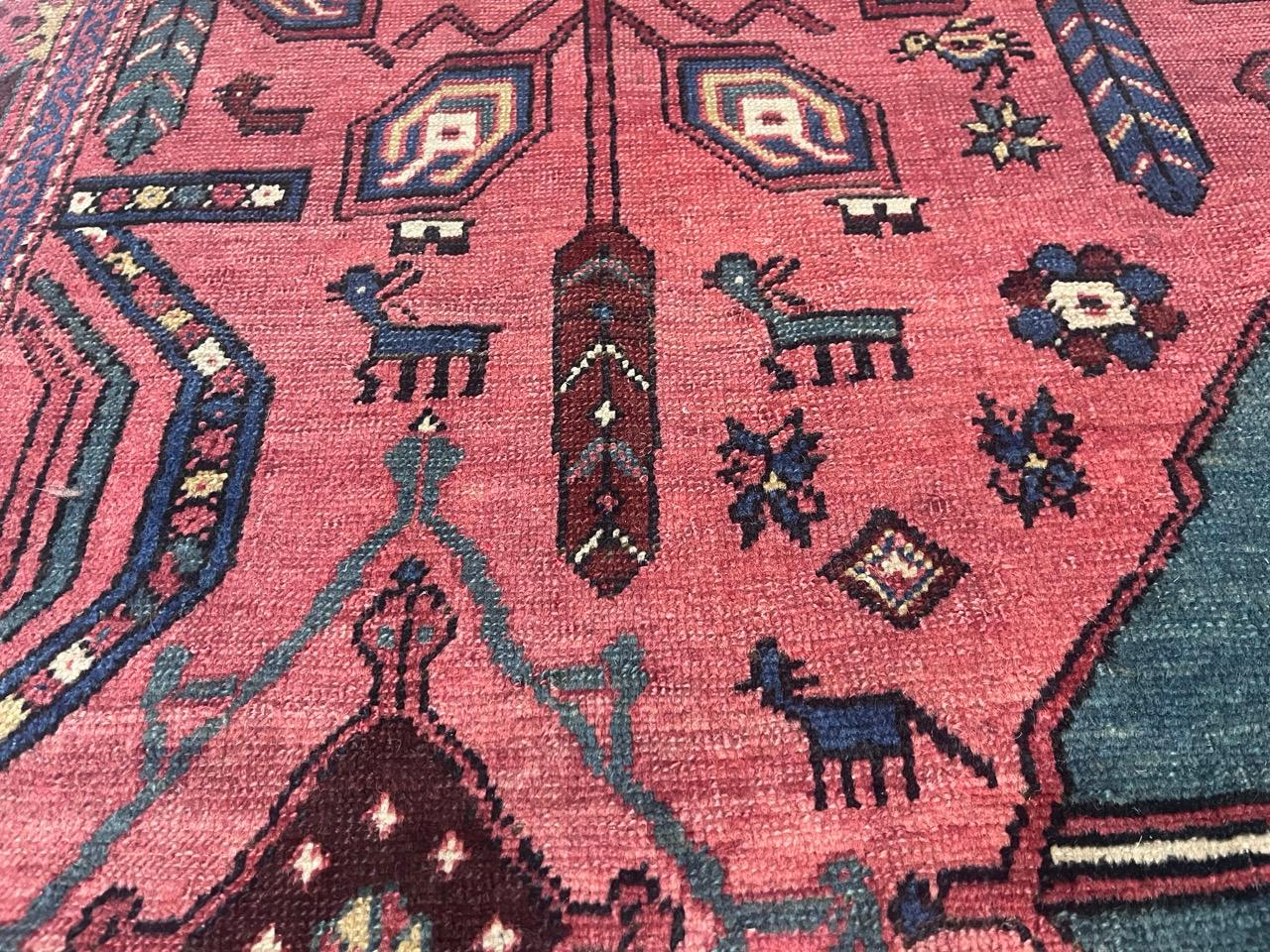 Fine Antique Persian Bakhshayesh Tribal Wool Rug 5'6