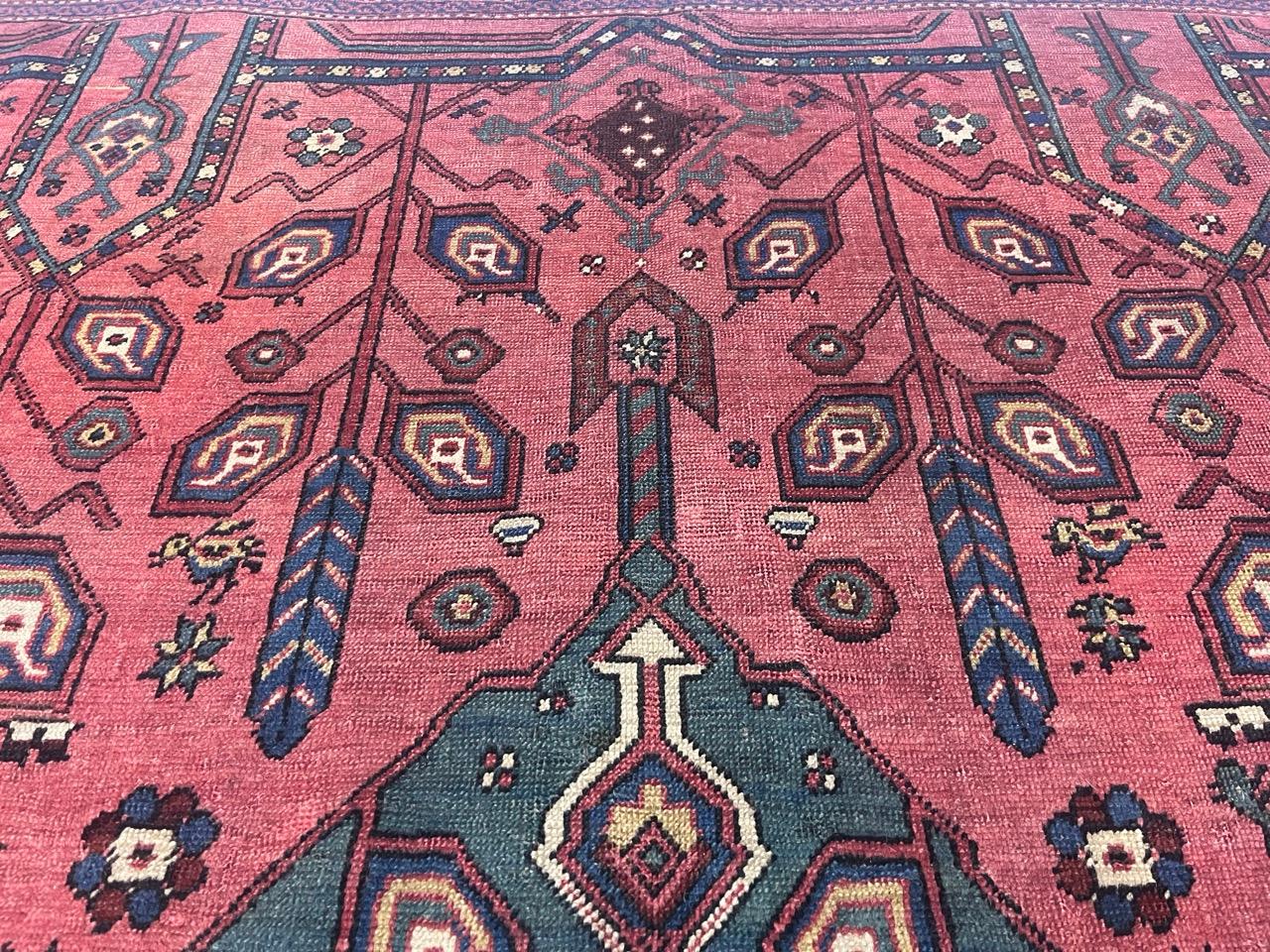 Fine Antique Persian Bakhshayesh Tribal Wool Rug 5'6
