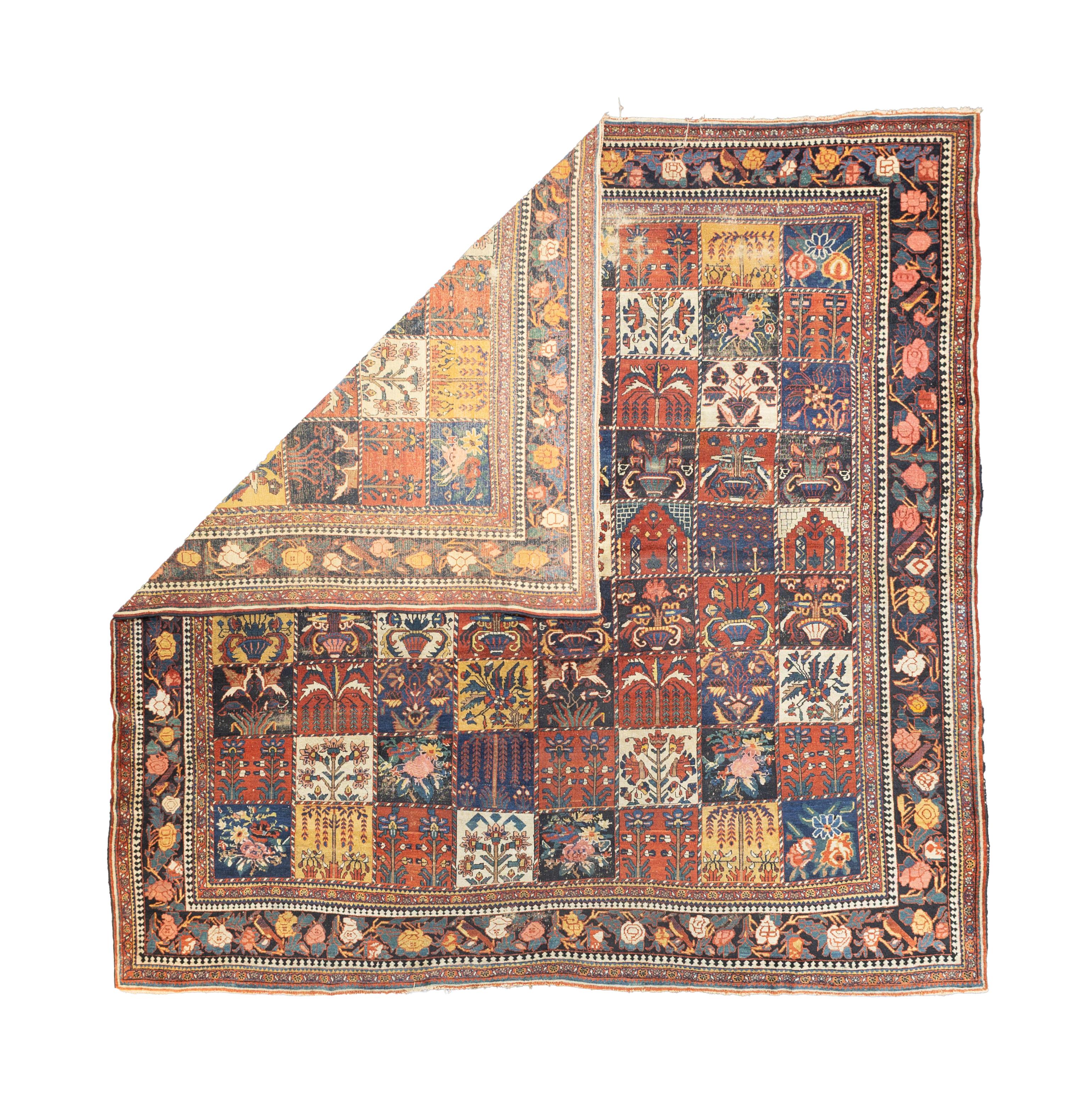 Fine Antique Persian Bakhtiari Rug 10'11