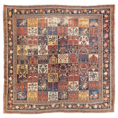 Fine Antique Persian Bakhtiari Rug 10’11” x 11’3”