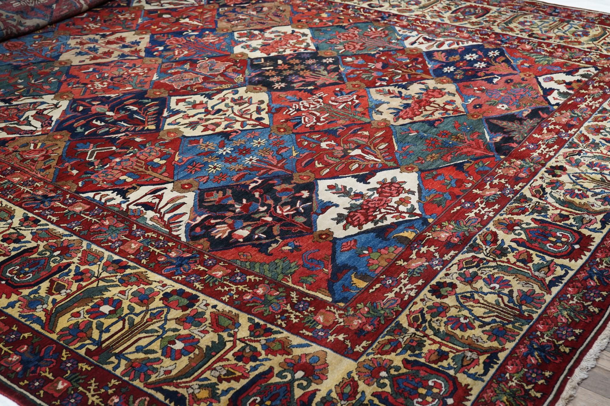 Tapis Bakhtiari vintage 12'10'' x 18'8'' en vente 5
