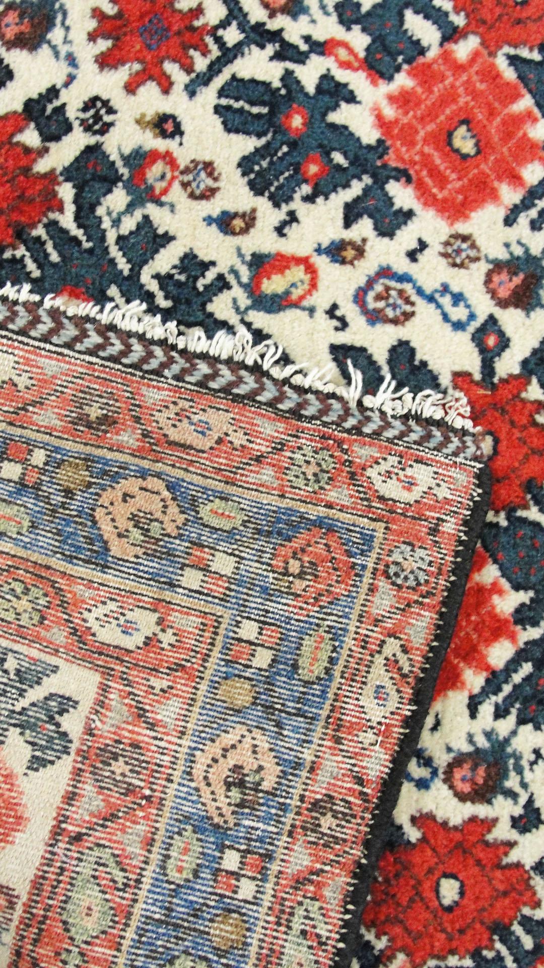 Wool  Antique Persian Bakhtiari Rug For Sale